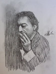 Dessin Serge Gainsbourg (crayon HB)