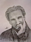 Dessin Ralph Fiennes (crayon HB et fusain)