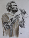 Dessin Ben Harper (crayon HB et pastel sec)
