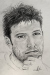 Ben Affleck (crayon HB)