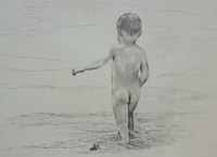 Enfant (crayon HB et fusain)