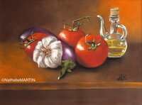 L&eacute;gumes d'&eacute;t&eacute; (encadr&eacute; 40x50)