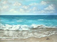 La vague (encadr&eacute; 40x50)