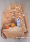 Le petit vase chinois  (encadr&eacute; 50x70)