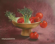 Tomates et Fenouil (encadré 50x60)